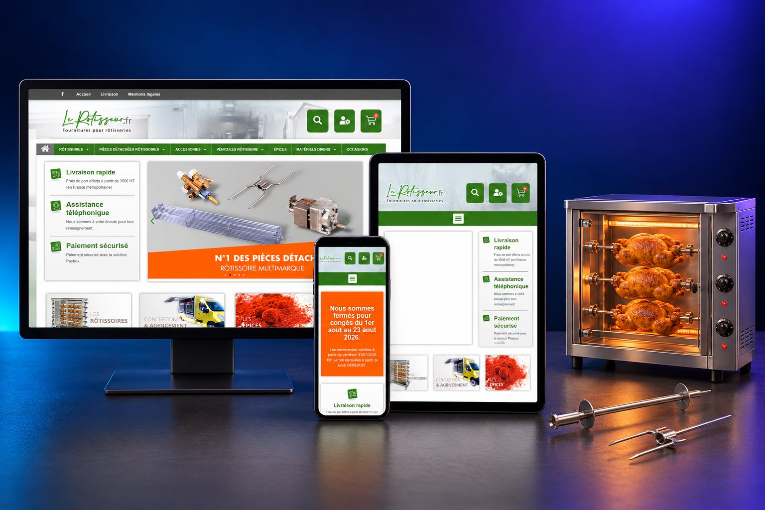Le site de Le Rôtisseur